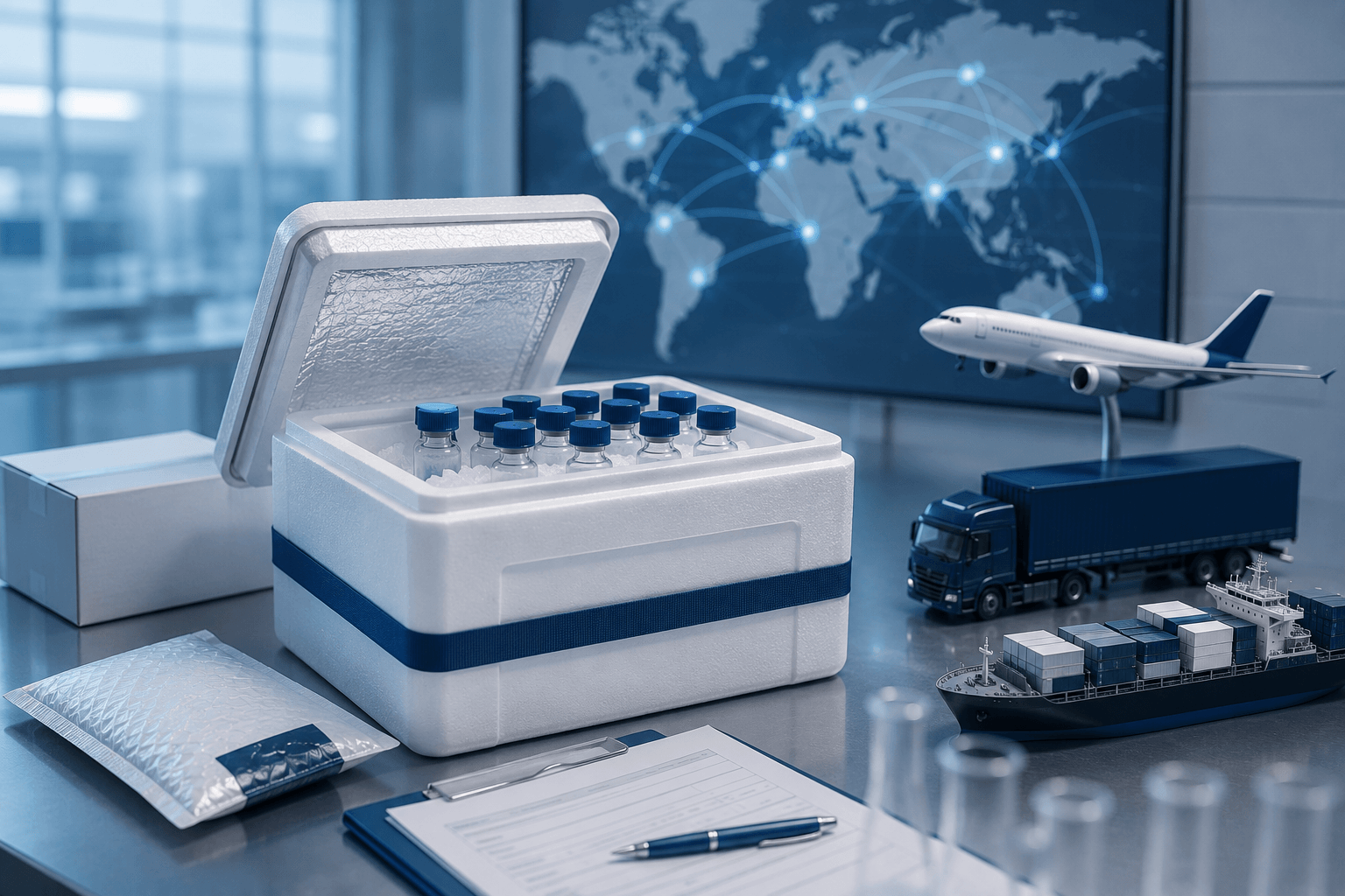 Worldwide peptide shipping and fulfilment logistics